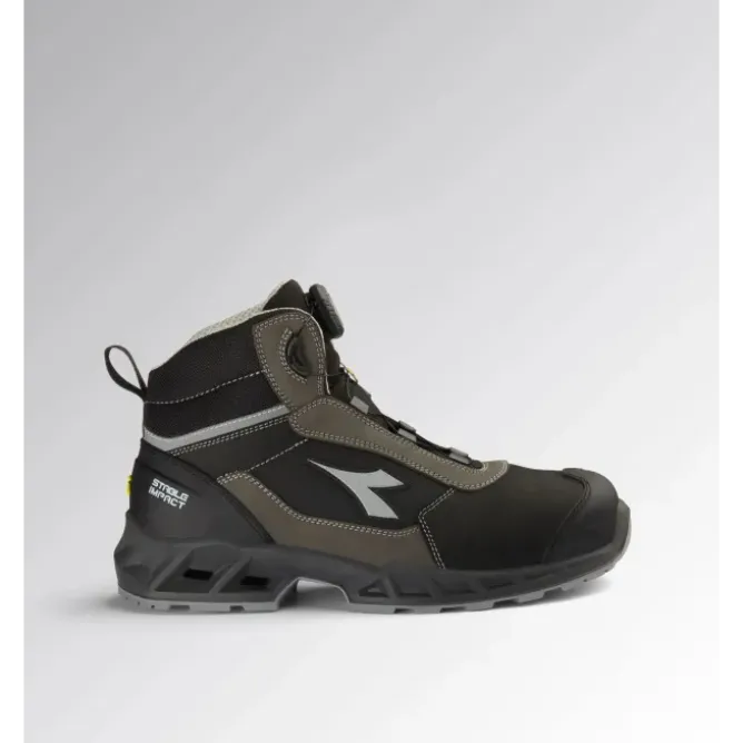 Fuori tutto - Scarpe antinfortunistiche Diadora SHARK ST IMP LEA Q MID S3S FO SR SC ESD BOA 701.180611 Numero 44