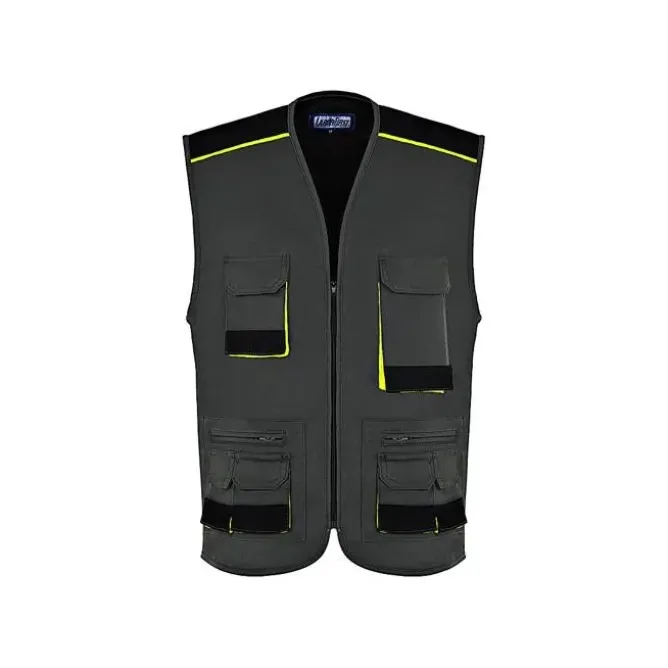 Gilet da Lavoro Multitasche Fluo