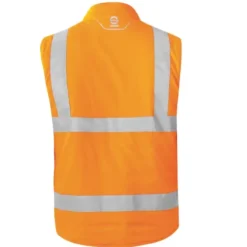Gilet Reversibile Sparco ad Alta visibilità Multitasche Imbottito - Reverside