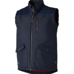 Gilet trapuntato da Lavoro Multitasche Molinel Denim 0304.9999.158