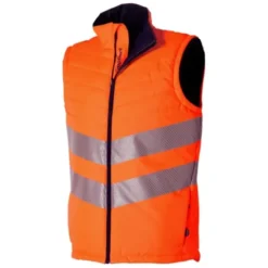 Gilet trapuntato da Lavoro Alta Visibilità Multitasche Molinel Luklight 0516.9999.065
