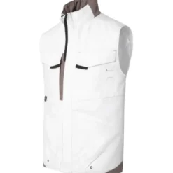 Gilet trapuntato da Lavoro Multitasche Molinel White & Pro 2836.2351.001