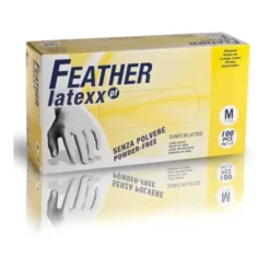 Guanti in lattice senza polvere - Feather Latexx PF
