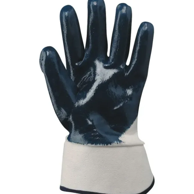 Guanti NBR con manichetta 7 cm. Dorso RICOPERTO - BROOK 700