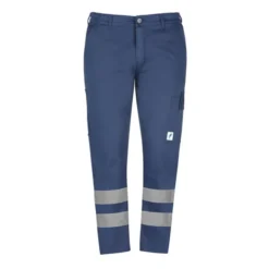 Pantalone da Lavoro Alta Visibilità 100% Cotone Multitasche Fustagno 179BNR