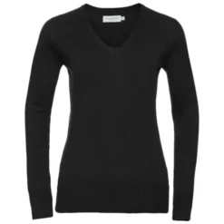 Pullover Da Lavoro Girocollo da Donna con scollo a V Russell - JE710F
