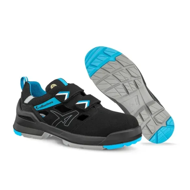 Sandali Albatros Forge Air Black/Blu Low S1 ESD FO SR 648060