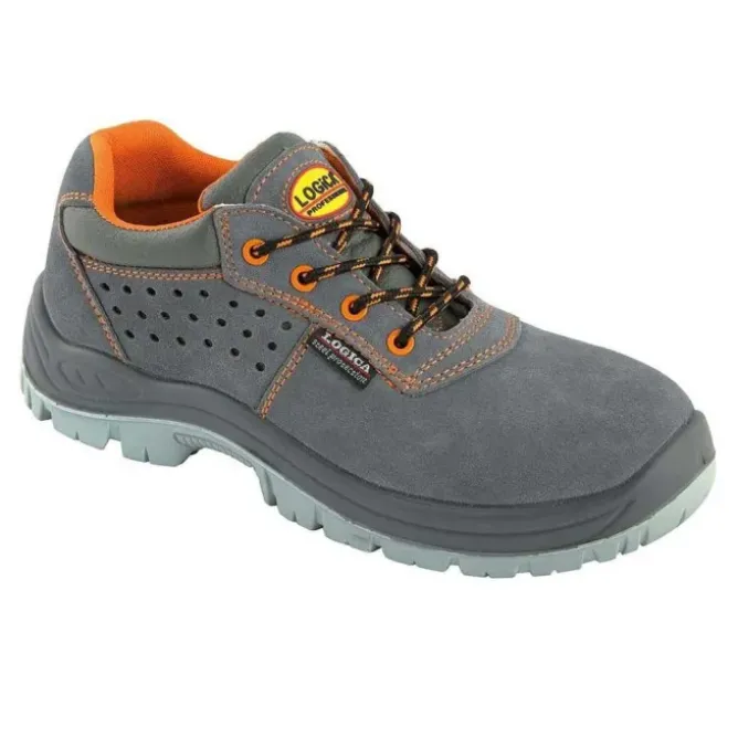 Scarpe Antinfortunistiche Basse Scamosciate Grigie Logica S1P SRC L89