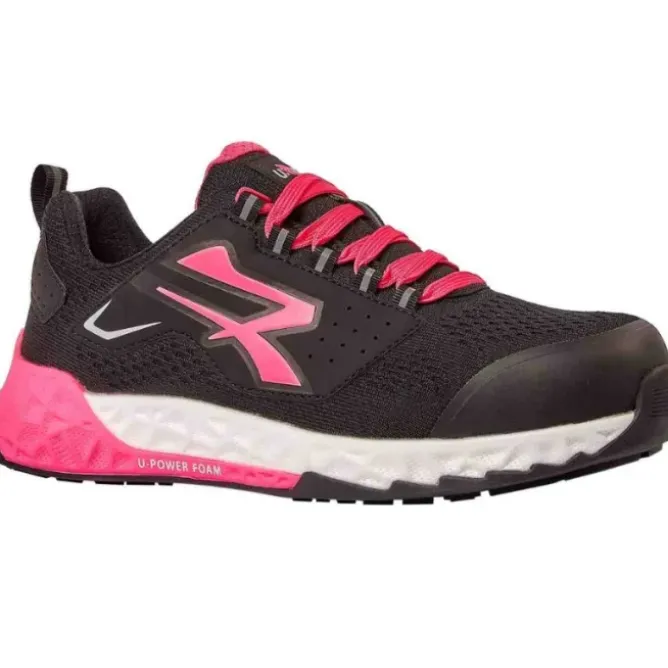 Scarpe antinfortunistiche Basse U-Power Red Stratos Brienne S1PS HI HRO FO ESD SR RT20076 Metalfree Comode
