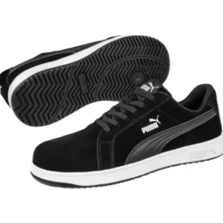 Scarpe antinfortunistiche Puma Iconic Suede Black Low S1P FO HRO ESD SRC 640010
