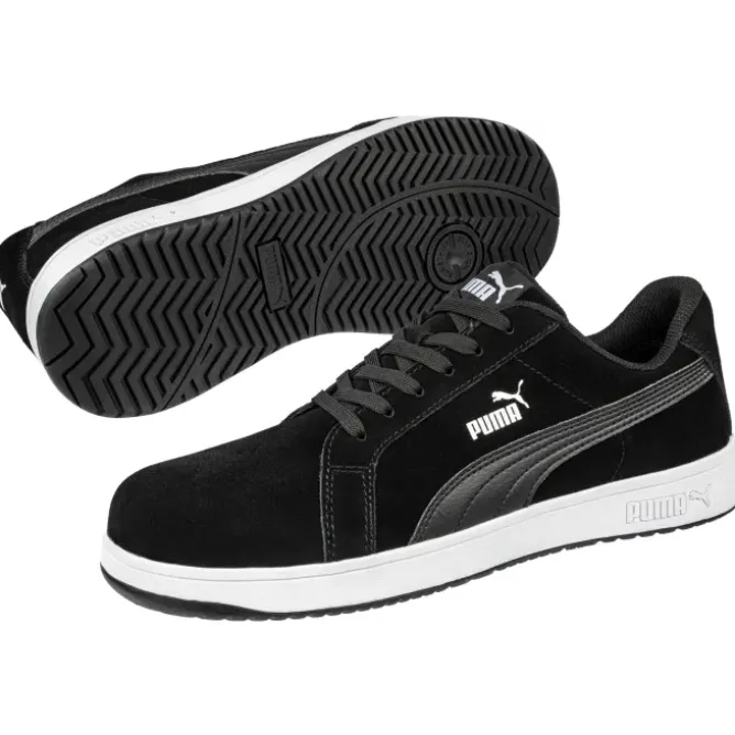 Scarpe antinfortunistiche Puma Iconic Suede Black Low S1P FO HRO ESD SRC 640010