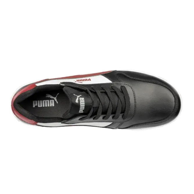Scarpe antinfortunistiche Puma Frontcourt Black/White/Red Low S3 FO HRO ESD SRC 640200