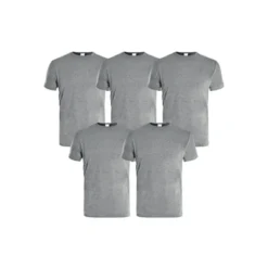 Set 5 T-Shirt Da Lavoro Kapriol 136461 Bianco e Grigio
