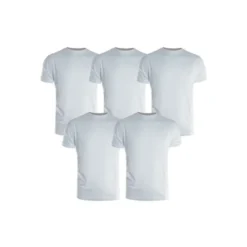 Set 5 T-Shirt Da Lavoro Kapriol 136461 Bianco e Grigio