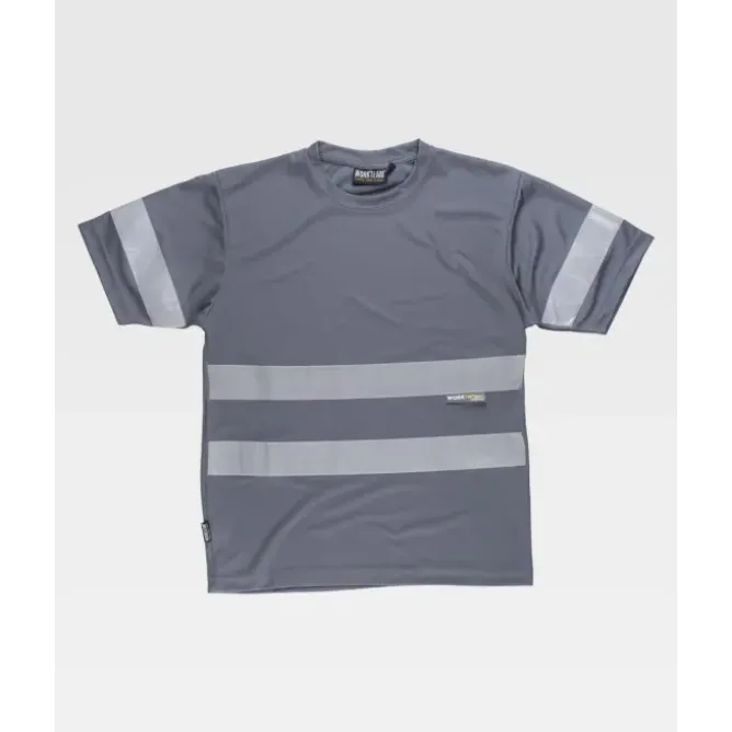 T-shirt da Lavoro Manica Corta con Bande C3939 - Workteam