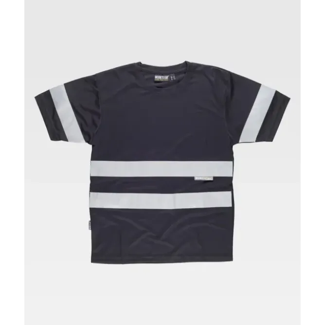 T-shirt da Lavoro Manica Corta con Bande C3939 - Workteam