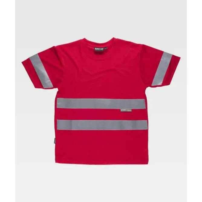 T-shirt da Lavoro Manica Corta con Bande C3939 - Workteam