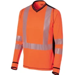 T-Shirt maniche lunghe da Lavoro Alta Visibilità Anti-UV Molinel Luklight 0473.9999.065