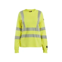 T-Shirt maniche lunghe da Lavoro Alta Visibilità Blaklader multinorma ignifugo antistatico donna 346917613300M