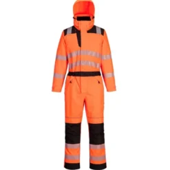 Tuta da Lavoro Alta Visibilità Multitasche Impermeabile Portwest PW355