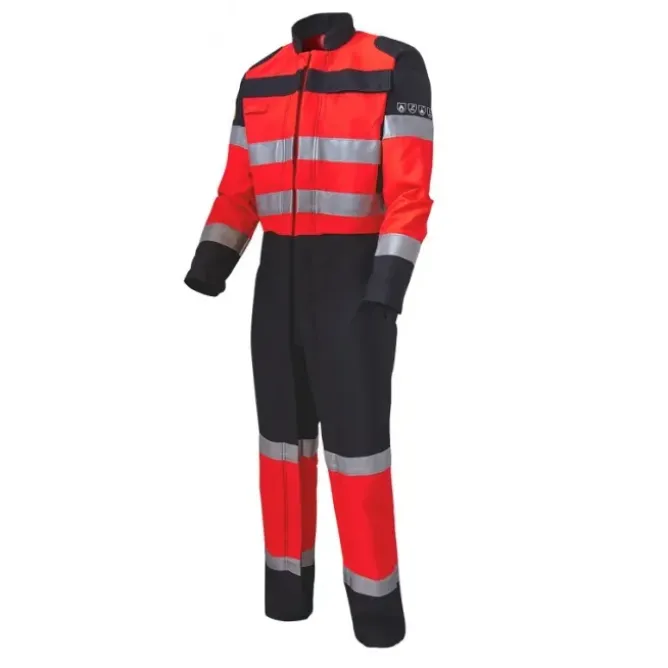 Tuta da Lavoro Multirischio Alta Visibilità Multitasche Molinel Roady Safeline Quick SAFEQK88ASO/NA